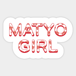 Matyo Girl Sticker